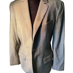 Calvin Klein Gray Sport Coat Timeless Elegance